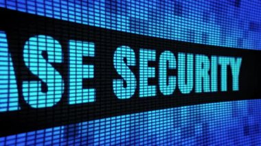 Veritabanı Güvenlik Yan Metin Kaydırma Led Duvar Pannel Ekran İşaret Panosu