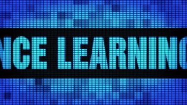 Uzaktan Eğitim Ön Metin Kaydırma Led Duvar Pannel Ekran İşaret Panosu