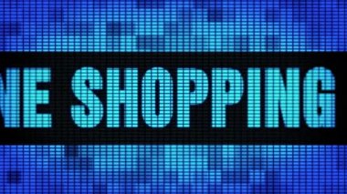 Online alışveriş Ön Metin Kaydırma Led Duvar Pannel Ekran İşaret Panosu