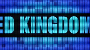 İngiltere Ön Metin Kaydırma Led Duvar Pannel Ekran İşaret Panosu