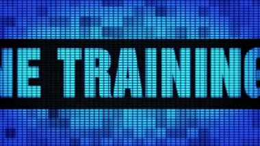 Online Eğitim Ön Metin Kaydırma Led Duvar Pannel Ekran İşaret Panosu