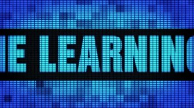Online Öğrenme Ön Metin Kaydırma Led Duvar Pannel Ekran İşaret Panosu