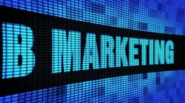 Web Pazarlama Yan Metin Kaydırma Led Duvar Pannel Ekran İşaret Panosu