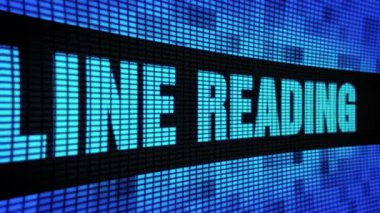 Online Okuma Yan Metin Kaydırma Led Duvar Pannel Ekran İşaret Panosu