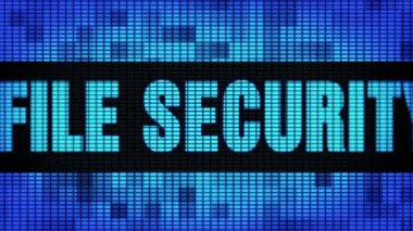 Dosya Güvenliği Ön Metin Kaydırma Led Duvar Pannel Ekran İşaret Panosu