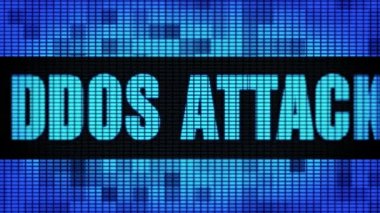 . Ddos Saldırı Ön Metin Kaydırma Led Duvar Pannel Ekran İşaret Panosu