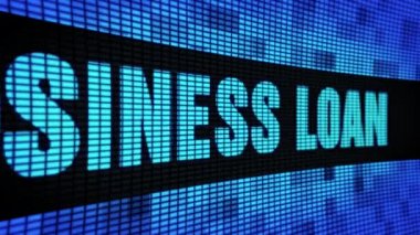 İşletme Kredisi Yan Metin Kaydırma Led Duvar Pannel Ekran İşaret Panosu