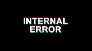 Xxxxxxxx Glitch Efekti Metin Dijital TV Bozukluğu 4k Döngü Animasyonu