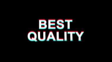 En Kaliteli Glitch Etkisi Metin Dijital Tv Distortion 4k Loop Animasyon