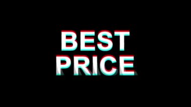 En İyi Fiyat Glitch Etkisi Metin Dijital Tv Distortion 4k Loop Animasyon