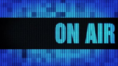 Hava Ön Metin Kaydırma Led Duvar Pannel Ekran İşaret Panosu