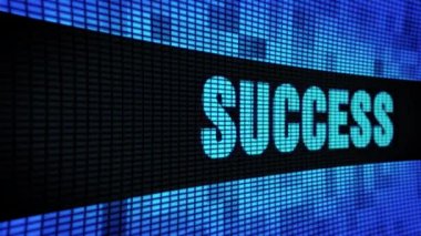 Başarı Yan Metin Kaydırma Led Duvar Pannel Ekran İşaret Panosu