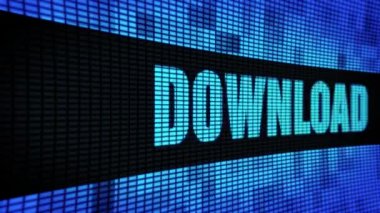 İndir Yan Metin Kaydırma Led Duvar Pannel Ekran İşaret Panosu