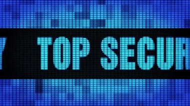 Üst Güvenlik Ön Metin Kaydırma Led Duvar Pannel Ekran İşaret Panosu