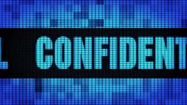 Gizli Ön Metin Kaydırma Led Duvar Pannel Ekran İşaret Panosu