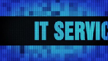 It Service Ön Metin Kaydırma Led Duvar Pannel Ekran İşaret Panosu