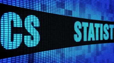 İstatistikler Yan Metin Kaydırma Led Duvar Pannel Ekran İşaret Panosu