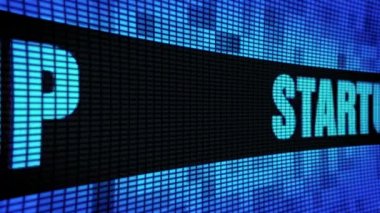 Başlangıç Ön Metin Kaydırma Led Duvar Pannel Ekran İşaret Panosu