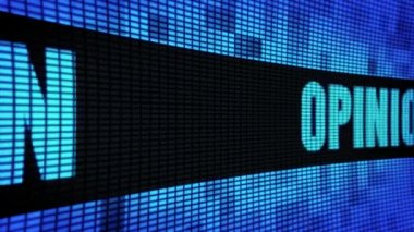 Görüş Yan Metin Kaydırma Led Duvar Pannel Ekran İşaret Panosu