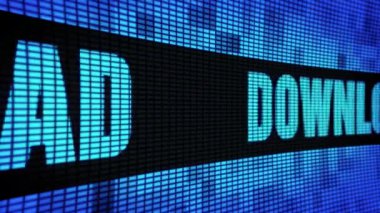 İndir Yan Metin Kaydırma Led Duvar Pannel Ekran İşaret Panosu