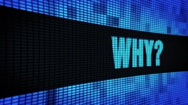 Neden Yan Metin Kaydırma Öncü Duvar Pannel Görünüm İşaret Panosu