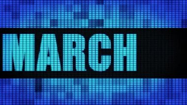 Mart Ön Metin Kaydırma Led Duvar Pannel Ekran İşaret Panosu