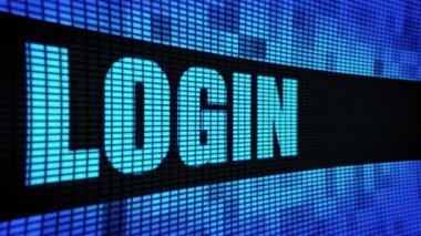 Giriş Tarafı Metin Kaydırma Led Duvar Pannel Ekran İşaret Panosu