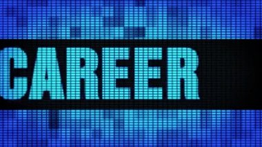 Kariyer Ön Metin Kaydırma Led Duvar Pannel Ekran İşaret Panosu