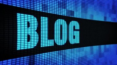 Blog Yan Metin Kaydırma Led Duvar Pannel Ekran İşaret Panosu