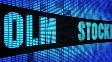 Stockholm Yan Metin Kaydırma Led Duvar Pannel Ekran İşaret Panosu