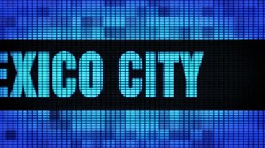 Mexico City Ön Metin Kaydırma Led Duvar Pannel Ekran İşaret Panosu