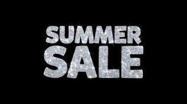 Yaz Satış Yanıp Sönen Metin DilekLer Parçacıklar Selamlar, Davet, Kutlama Arka Plan