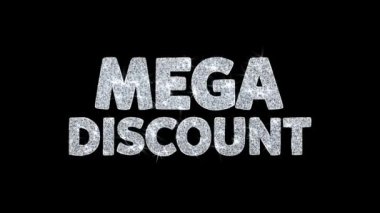 Mega İndirim Yanıp Sönen Metin Dilek Parçacıklar Selamlar, Davet, Kutlama Arka Plan