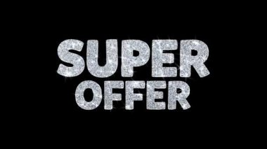 Süper Teklif Yanıp Sönen Metin DilekLer Parçacıklar Selamlar, Davet, Kutlama Arka Plan