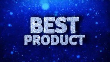 En İyi Ürün Mavi Metin Dilek Parçacıklar Selamlar, Davet, Kutlama Arka Plan