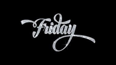 Cuma Yanıp Sönen Metin Dilek Parçacıklar Selamlar, Davet, Kutlama Arka Plan