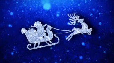 Noel Süs üvene uçan atlama yanıp sönen simge