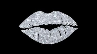 Kiss Element Blinking Element Simge Parçacıklar Selamlar, Davet, Kutlama Arka Plan