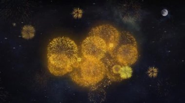 Mutlu Shubh Diwali Metin İstekler Havai fişek Parçacıkları Tebrik kartı.