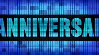 Xxx15th Anniversary Ön Xxx Metin Kaydırma Led Duvar Pannel Ekran İşaret Panosu