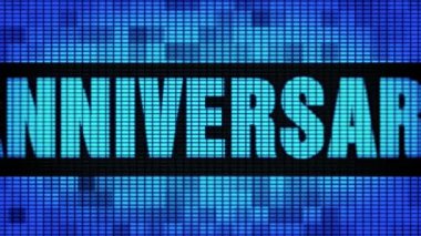 6. Yıldönümü Ön Metin Kaydırma Led Duvar Pannel Ekran İşaret Panosu