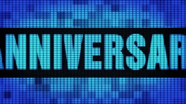 rd Yıldönümü Ön Metin Kaydırma Led Duvar Pannel Ekran İşaret Panosu