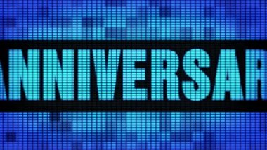 2. Yıldönümü Ön Metin Kaydırma Led Duvar Pannel Ekran İşaret Panosu