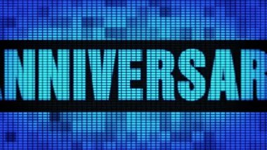 1. Yıldönümü Ön Metin Kaydırma Led Duvar Pannel Ekran İşaret Panosu