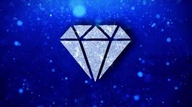 Elmas Simge Yanıp Sönen Glitter Parlayan Parlaklık Parçacıkları.