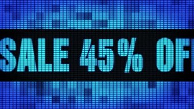 Satış Yüzde 45 Kapalı Ön Metin Kaydırma Led Duvar Pannel Ekran İşaret Panosu