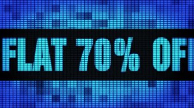 Düz Yüzde 70 Kapalı Ön Metin Kaydırma Led Duvar Pannel Ekran İşaret Panosu