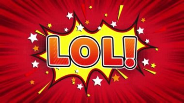 Lol Metin Pop Sanat Tarzı Komik İfade.
