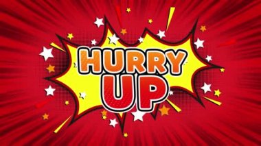 Acele Metin Pop Art Style Comic Expression.