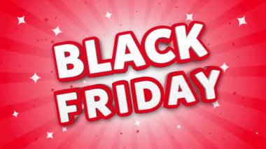 Düşen Konfeti Arka Plan Black Friday 3d Metin.